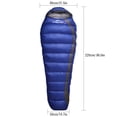 thumbnail image 3 of Cold Weather Mummy Sleeping Bag Winter Sleeping Bag Down Sleeping Bag for Backpacking Camping, 3 of 7