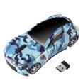 thumbnail image 2 of SHARE SUNSHINE Souris Sans Fil, Souris d'Ordinateur en Forme de Voiture 2,4 GHz, Souris Optique Sans Fil avec Récepteur USB pour Ordinateur Portable PC, Bleu Coloré, 2 of 8