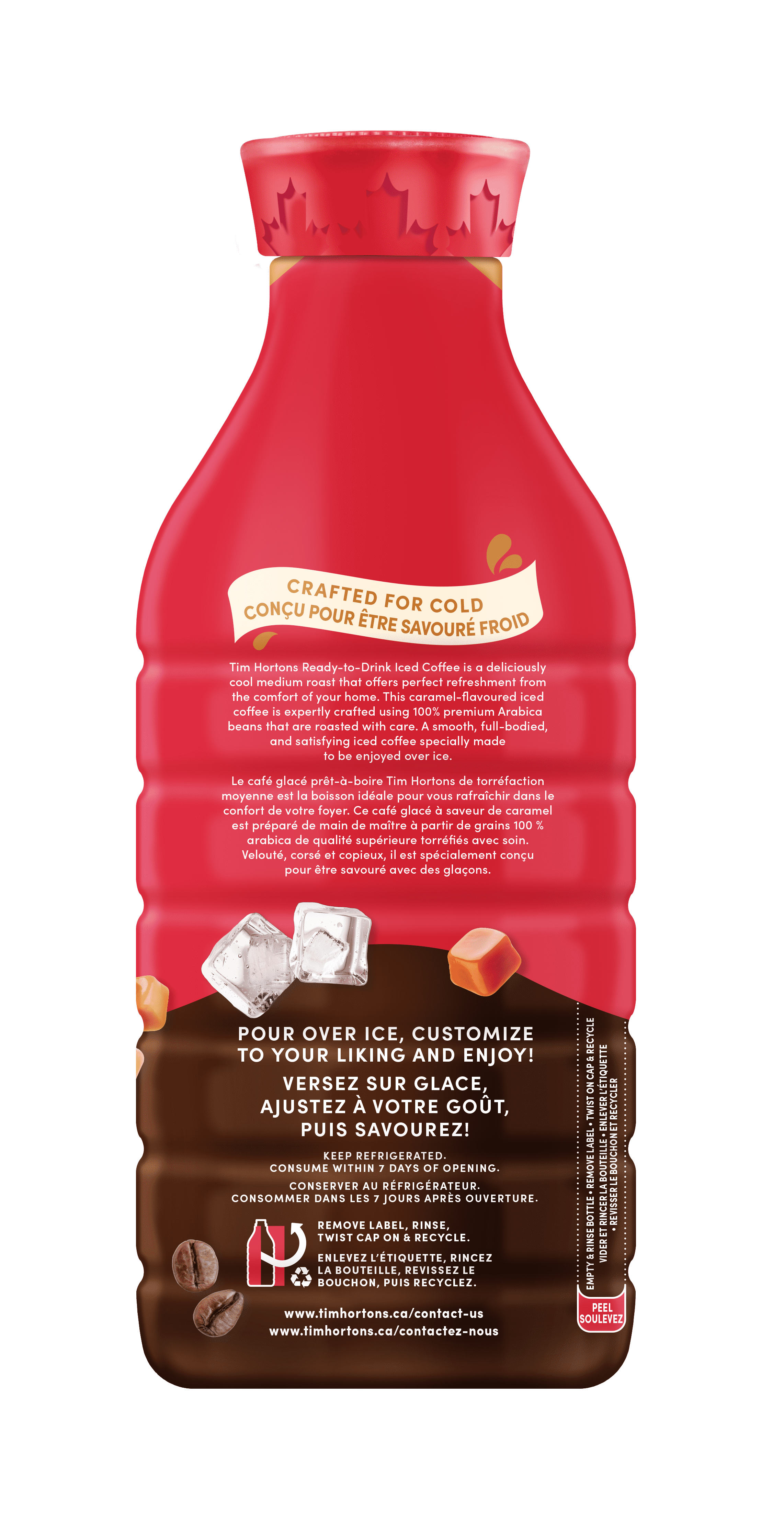 Tim Hortons Prêt-à-Boire Café Glacé Noir Caramel 1.42L
