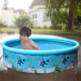 thumbnail image 2 of Piscine Portable Rigide Sans Gonflage Piscine Pliable Piscine Familiale Piscine Ronde pour Bébés Enfants Adultes, 2 of 7