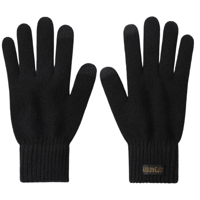 Yanlir Gants d'Hiver à Écran Tactile pour Femmes Temps Froid Chaud Isolé Thermiquement Conduite Activités Extérieures Compatible avec Téléphone Intelligent Antidérapant Extensible (Noir#1, TG)