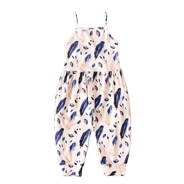Vêtements d'Été pour Tout-Petites Fille Tout-Petits Enfants Garçons Filles Mode d'Été Mignon Imprimé de Fleurs Bretelles Barboteuse Combinaison Tout-Petit Garçon Vêtements d'Été Vêtements d'Été pour Tout-Petites Filles