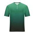 thumbnail image 4 of Plebaso Mens Fashion Tshirts Button Short Sleeve Pullover Shirts Summer Casual Basic Tees Tops for Men, 4 of 6