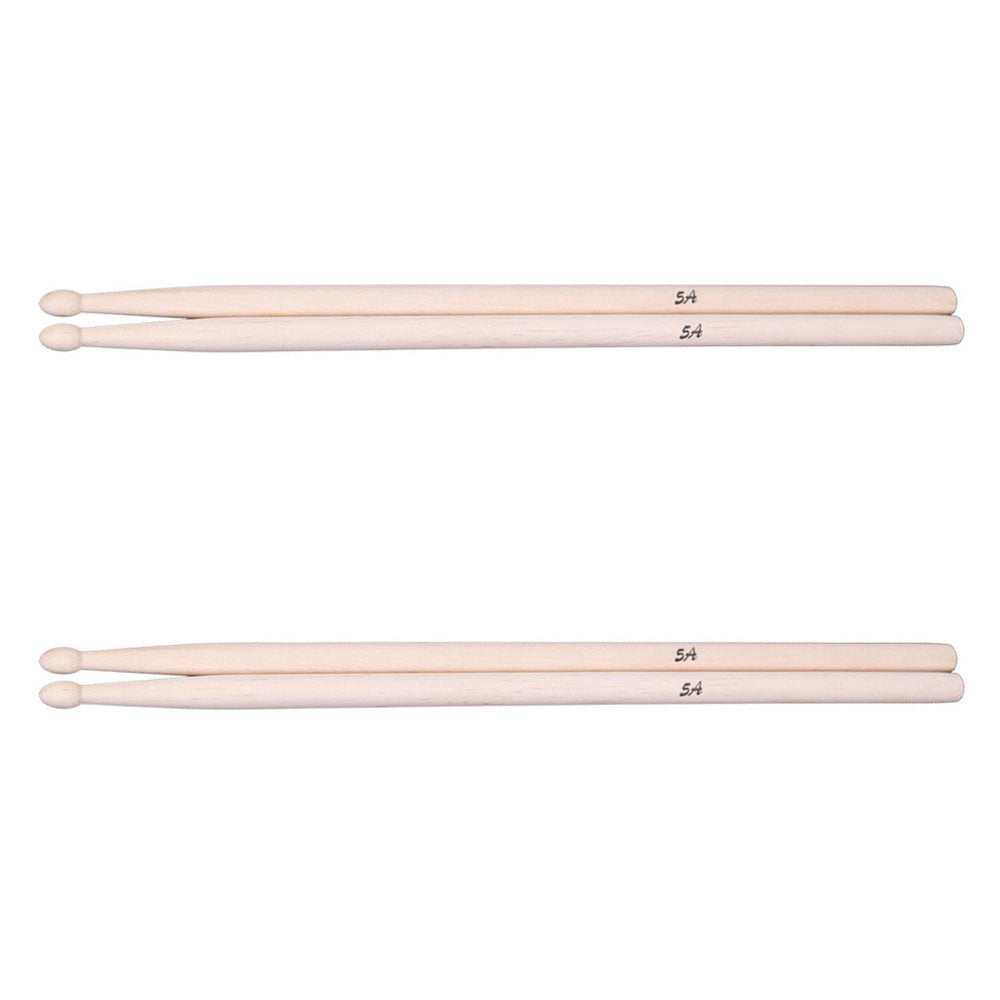 SNNROO 5a Maple Wood Sticks Drumstick Music Instrument Child 2 Pairs Portable Musical Instruments Chicken Thighs Mallet