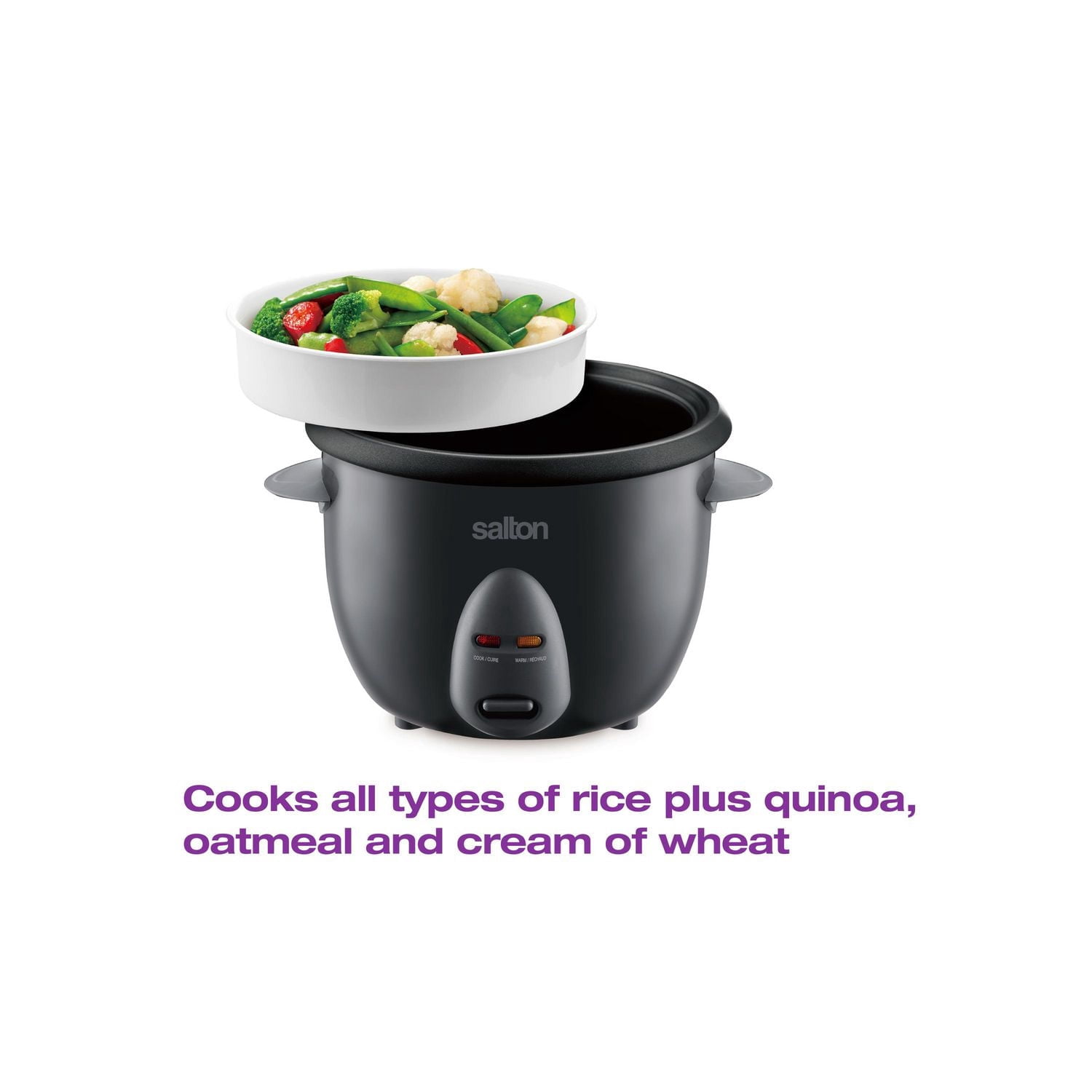 Salton Automatic Rice Cooker & Steamer 10 Cup RC2096