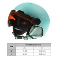 thumbnail image 2 of MOON Unisex Detachable Goggle Ski Helmet with Removable Earmuffs, Orange Size M, Durable PC Shell & EPS Foam for Impact Protection, UV & Wind Resistant, Breathable Ventilation, Winter Sports Gear., 2 of 7