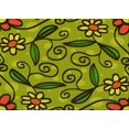 thumbnail image 1 of Ahgly Tapis Rectangulaire Lavable en Machine Intérieur Transitionnel Vert Pistache, 6 Pieds x 9 Pieds, 1 of 7