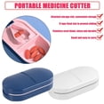 thumbnail image 2 of SharkTRUE Pill Cutter For Small Pills Tablet Storage Splitter with Case Guard 2Color, 2 of 8