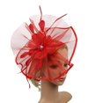 thumbnail image 1 of Women Hat Headwear Church Feather Clip Fascinators Hat Wedding Party Cap For, 1 of 3