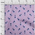 thumbnail image 1 of oneOone Georgette Viscose Fabric Triangle Geometric Printed Fabric 1 Yard 42 Inch Wide, 1 of 1