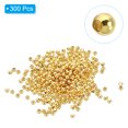thumbnail image 3 of Uxcell 18K Gold Filled Spacer Beads for Jewelry Making 300, 3 of 8