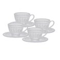 thumbnail image 3 of 4Pcs Dollhouse Cup Set, Mini Tableware Kitchen Accessories, 1/6 Scale Doll House Decoration, Pretend Play for Kitchen Photo Props Decoration Clear, 3 of 8