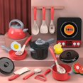 thumbnail image 2 of Children‘s Play Home Kitchen Playset 3-6 with Baby Boy and Girl Cooking Rice Cut Chelle Simulation Cooking Toys Kitchen Toys, 2 of 7
