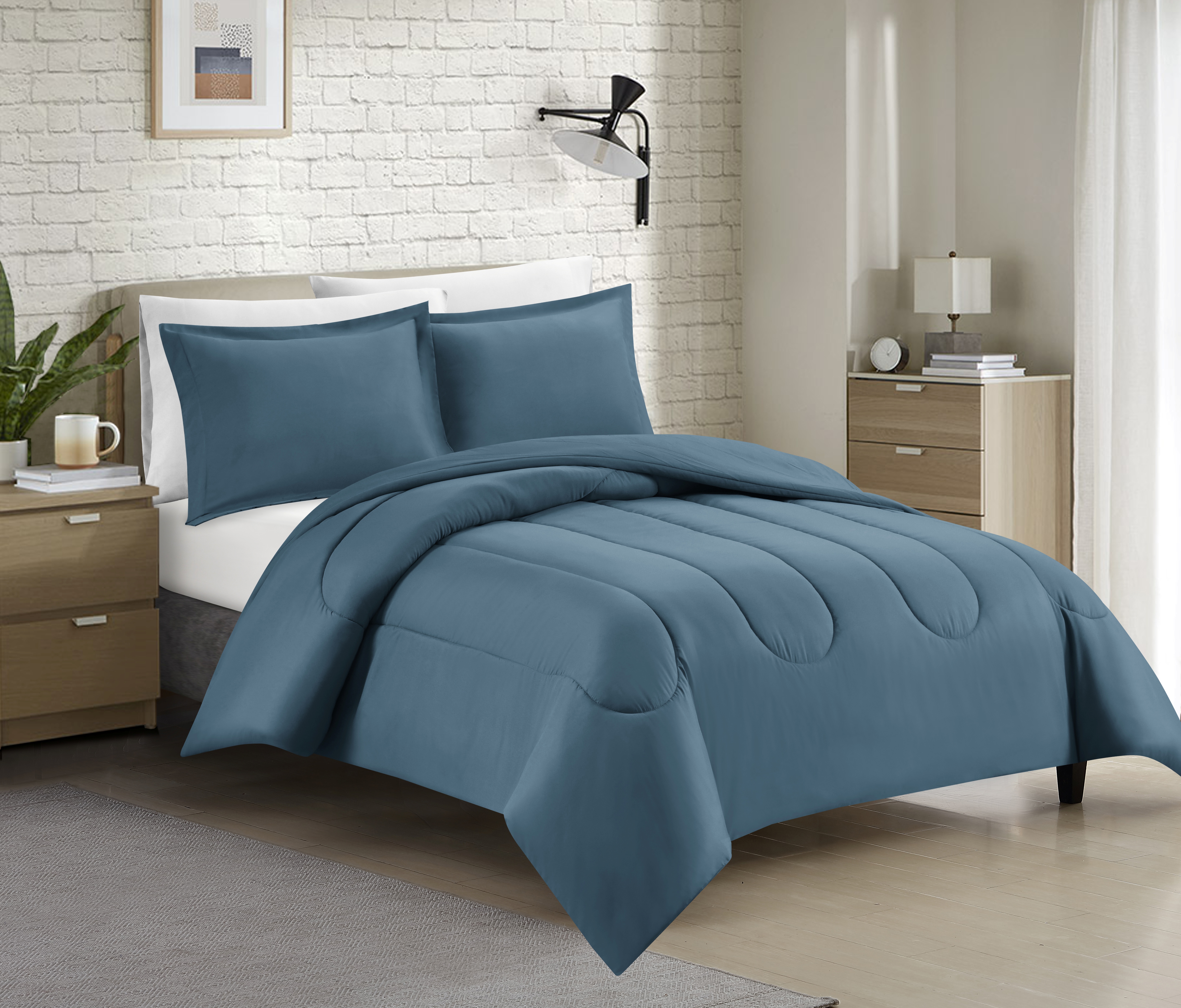 Ensemble de literie complet de luxe Swift Home, toutes saisons, taille simple/Twin XL