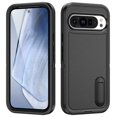 thumbnail image 1 of for Google Pixel 9 Case, Google Pixel 9 Phone Case with Built in Kickstand, Shockproof/Dustproof/Drop Proof Heavy Duty Military-Grade Rugged Protective Cover for Google Pixel 9,Black, 1 of 9