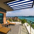 thumbnail image 3 of LSLJS Sun Shade Canopy Outdoor Rectangle Shade Sun Protection Sunshades Canopy Sun Shade for Swimming Pool Outdoor Garden Lawns Beach and Home Backyard Carport, Canopy, 3 of 3