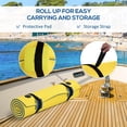 thumbnail image 4 of Soozier 7.5x4ft Floating Mat Water Carpet for Pool, Lake, Island, Yellow, 4 of 9