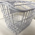 thumbnail image 4 of Front And Rear Bike Basket Electric Bike Basket All Metal Tube Bike Front And Rear White Hanging Decorative Bike Basket, 4 of 5