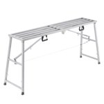 VEVOR Plate-forme de travail réglable en hauteur Plateforme d'échafaudage portable 880 lb Charge