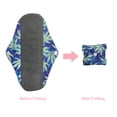 thumbnail image 2 of Reusable Menstrual Pads Women Portable Washable Bamboo Charcoal Cloth Sanitary Pads, 2 of 8