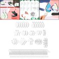 thumbnail image 4 of veasfak 32Pcs Sublimation Blank Ears MDF Board White Ears Heat Transfer Ears ear hook + jump, 4 of 9