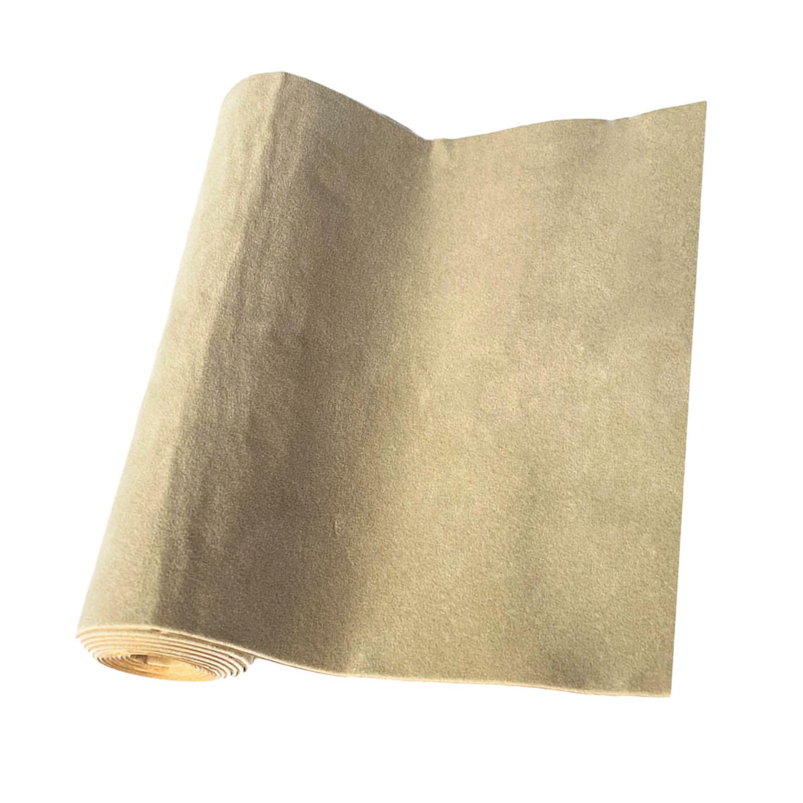 GUOOL Flannel Fabric Peel Sticker Contact Paper Liner for Jewelry Drawer Costumes , Beige