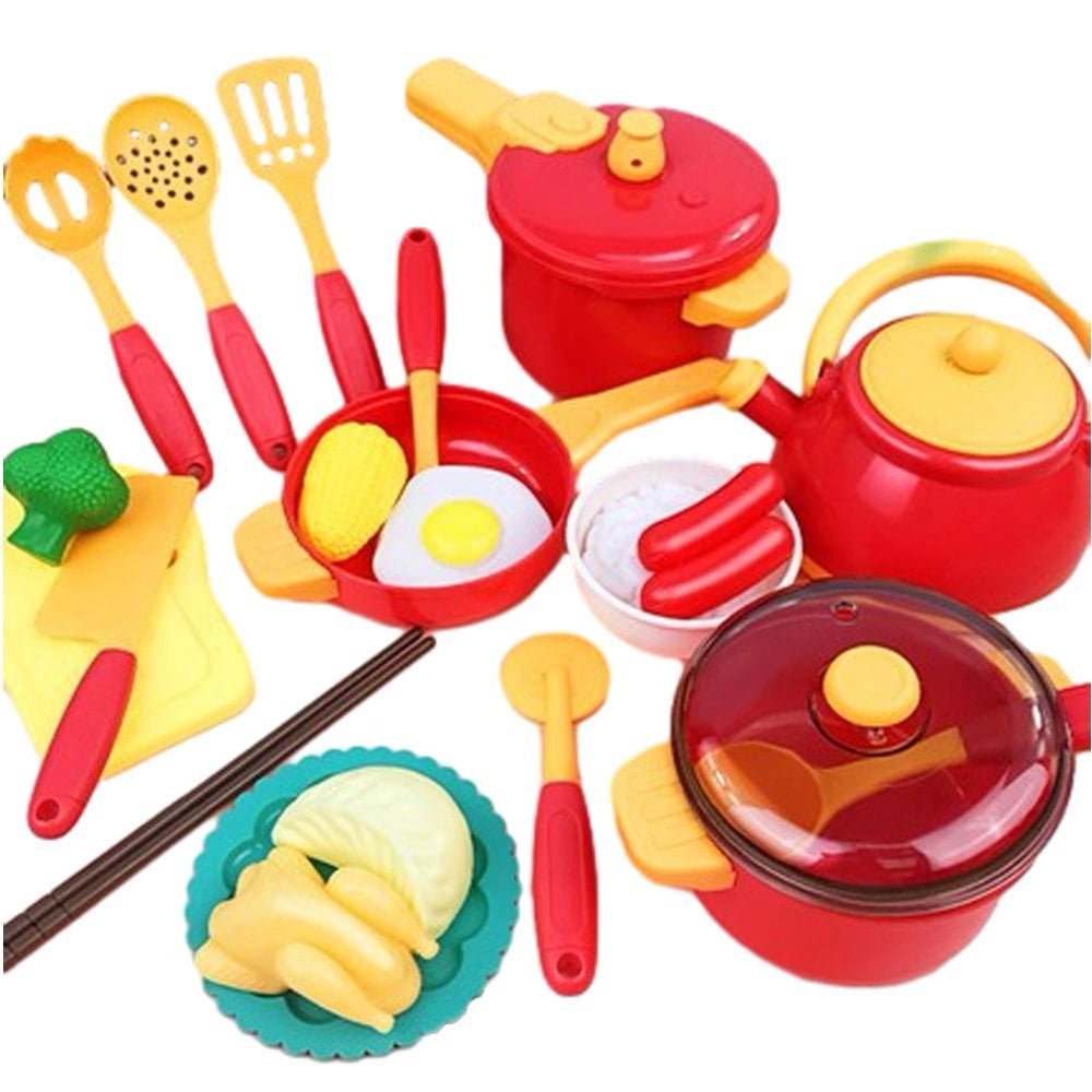 Jouets de Cuisine pour Tout-Petits avec Son et Lumière, Ensemble de Cuisson Simulation pour Fille de 3-4 Ans, Cadeau d'Anniversaire Jouets de Cuisine pour Tout-Petits avec Son et Lumière, Ensemble de Cuisson Simulation pour Fille de 3-4 Ans, Cadeau d'Anniversaire