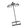 thumbnail image 4 of Xuanheng Rotating Jewelry Holder Iron Jewelry Display Rack for Necklace Bracelet Black, 4 of 8
