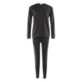 thumbnail image 3 of Thermal Underwear for Men Solid Fleece Lined Base Layer Set for Cold Weather, 3 of 7