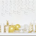 thumbnail image 4 of Becaristey 6pcs Set Streamers Decorations Party Streamers Gold Streamers Party Decorations Ceiling Decorations For Birthday Party Silver 27.5 inch 1Set, 4 of 6
