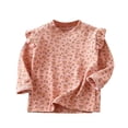 thumbnail image 2 of QIPOPIQ Chandails Décontractés pour Bébés Filles, Chandail Col Rond d'Hiver à Manches Longues, Vêtements 3T-9T en Liquidation, 2 of 4