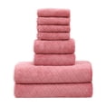 thumbnail image 2 of FHBVT Eight-Piece Velvet Towel Set Soft Absorbent Bath Towels Washcloths with Quick Drying and Double Needle Stitching Perfect for Bathroom Spa Use and Daily Comfort for Home or Hotel, 2 of 6