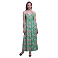 thumbnail image 1 of Bimba Robe Longue Chic à Imprimé Floral pour Femme, Style Bohème, Maxi d'Été, Tenue de Plage - Petit, 1 of 6