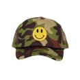 thumbnail image 2 of Gravity Threads Smile Face Embroidery Adjustable Trucker Hat - Camo, 2 of 2