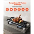 thumbnail image 3 of VEVOR 20x10in Reversible Grill Griddle Pre-Seasoned Rectangular BBQ Pan Cast Iron, 3 of 9