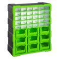 thumbnail image 1 of DURHAND 39 Drawer Plastic Parts Storage Hardware and Craft Cabinet Green, 1 of 9