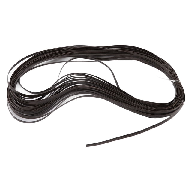 Plastic Synthetic Rattan Material Wicker Repair Kit in dark brown, ideal for repairing outdoor patio furniture such as wicker chairs, tables, sofas, and storage boxes. Made of durable plastic, this synthetic rattan material is also suitable for DIY crafts like flower baskets or small chairs.