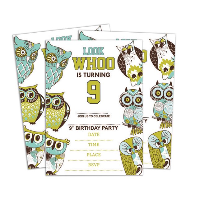 Darling Souvenir Multicolor Birthday Invitation Card Printable Elegant Fill or Write In Blank Party Invites 28 Pcs 5 x 7 Inches