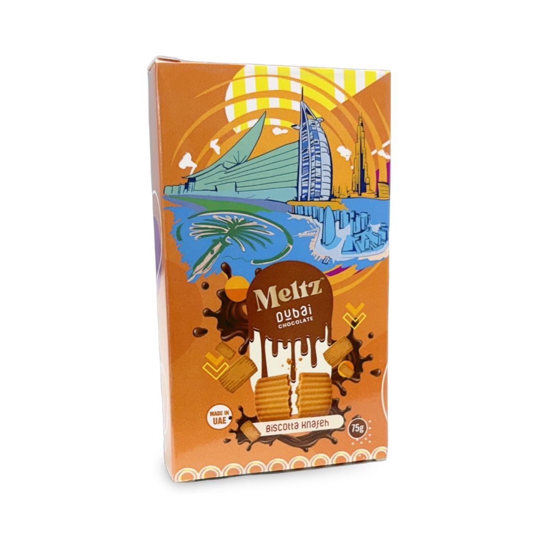 Melt Biscotta Knafeh Dubai Chocolate Bar (UAE) 75g