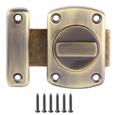 With Screw Fittings Cabinet Door Lock, Heavy Duty Zinc Alloy Door Lock, Sliding Doors For Cabinet Doors  Lock L Size Bronze