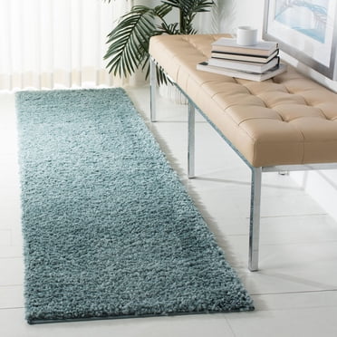 SAFAVIEH August Carlene Solid Plush Shag Area Rug