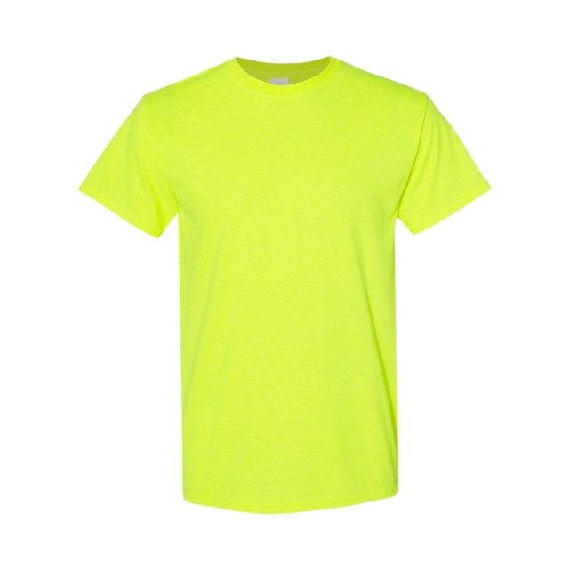 Heavy Cotton T-Shirt, 3XL, Safety Green