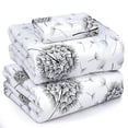 thumbnail image 1 of RUVANTI Draps 100 % Coton – Parure de Lit en Percale pour Lit Simple, Motif Floral Rafraîchissant et Respirant, Résistants et d'Une Douceur et d'Un Confort Exceptionnels, Bonnet de 40 cm, Ensemble 3 Pcs, Motif Pissenlit, 1 of 8