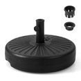 thumbnail image 1 of Costway Base Ronde Remplissable pour Parasol de Patio de 20 Pouces, Support, Convient à un Poteau de 1,5 Pouces/1,9 Pouces pour l'Extérieur, 1 of 9