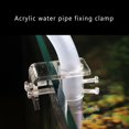 thumbnail image 3 of Transemion Aquarium Fish Tank Filter Holder Fix Bracket Hook Water Hose Holder transparent 60x35mm 1Set, 3 of 6