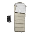 thumbnail image 2 of 0 Degrees Cold Resistant Double Persons Sleeping Bag with Left Right Zippers,  Shaping Cotton, 210T Chunya Fabric, Breathable & Soft & , for Camping, Split  Use for, 2 of 6