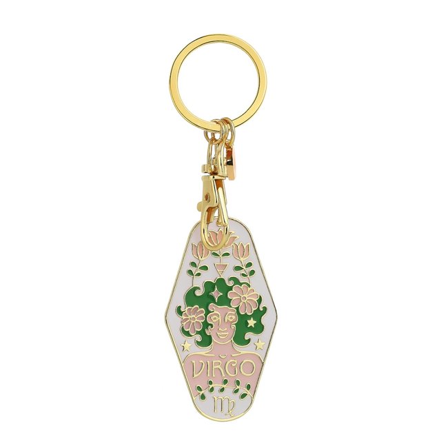 " Motel Keychain Style Keychain For Women Cute Car Key Accessories Handbag Charms Purse Decor Retro Idea"