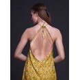 thumbnail image 4 of Bimba Robe de Plage d'Été pour Femmes, Dos Nu, Col Licou, à Imprimé d'Oiseaux - Medium, 4 of 6
