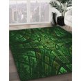 thumbnail image 3 of Ahgly Tapis Rectangulaire Lavable en Machine Vert Transitionnel, 8 Pieds x 12 Pieds, 3 of 7