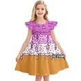 thumbnail image 1 of Robes d'Été pour Filles Décontractées Sans Manches à Col Rond, Manches Volantées, Robe de Jeu pour Tout-Petits et Enfants pour l'Extérieur, le Quotidien et les Activités Scolaires, 1 of 4